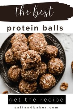 the best protein balls to get the recipe on hand and in your kitchen or dining room