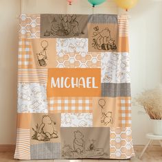 [CUTE WINNIE NAME BLANKET]: Our blanket is printed with cute Winnie the Pooh, and you can also customize your or the recipient's name to add a personal touch and create a unique gift blanket.
[HIGH QUALITY AND SKIN FRIENDLY]: Crafted with premium materials, this blanket ensures durability and long-lasting use. The soft and skin-friendly fabric is gentle on the skin, providing maximum comfort and coziness. Rest assured, this blanket will keep you warm and snug while adding a touch of personalizat Winnie Name, Winnie The Pooh Blanket, Cute Winnie The Pooh, Gift Blanket, Space Gift, Name Blanket, Baby Christmas Gifts, Basket Ideas, Cute Bears