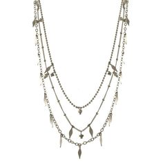 One of our classic styles, the Triple Palm Necklace lends a casual elegance to any outfit. A great way to get the layered look without the tangles! Handcrafted in 14k vermeil with goldfill chain or Sterling silver 18", 19", and 20" length, secured with lobster clasp Metal Lariat Jewelry For Layering, Multi-strand Charm Necklaces For Layering, Sterling Silver Multi-strand Jewelry With Adjustable Chain, Bohemian Multi-strand Clavicle Chain Necklace, Bohemian Multi-strand Clavicle Necklace, Bohemian Multi-strand Double Chain Necklace, Bohemian Multi-strand Chain Necklace For Layering, Silver Layered Long Necklace, Layered Long Silver Necklace