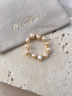 ✨FREE SHIPPING from an order value of 45€ ✨ *Ring Malena* The sweet pearl ring is your daily companion, whether it's day or night ✨ It suits every occasion and decorates your hand with its delicate colors in pink and gold. Product images are examples. Since pearls are a natural product, the shape and color of the items may differ from the example. *MATERIALS* - Freshwater pearls rose - Miyuki beads *JEWELRY CARE* - Store jewelry in a dry place - Avoid contact with perfume, body lotion, cosmetics