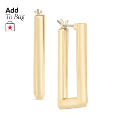 in stock Modern Gold Rectangular Hoop Earrings, Modern Rectangular Metal Hoop Earrings, Rectangular Metal Hoop Earrings, Rectangular Earrings, Fashion Jewelry Earrings, Mixed Metals, Fashion Watches, Gold Color, Jewelry Watches