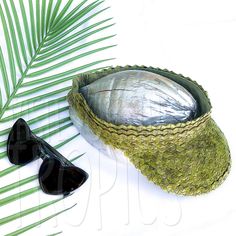 "*These handmade palm leaf visors are the same ones that beachy/bohemian fashion bloggers have been posting pictures of! *They are a great way for groups to coordinate during special events such as bachelorettes or birthday parties! See below for bulk ordering details or custom color requests. *They are handmade using dyed palm leaf. The natural texture is seen throughout the weave. They do not look factory produced. Some minor imperfections/inconsistencies in the weave, color or size may occur. Leaf Hat, Green Coconut, Straw Visor, Beachy Boho, Beaded Tassel Earrings, Coconut Palm, Visor Hats, Cowrie Shell, Basket Bag