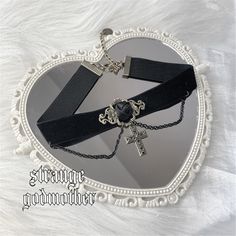 Title:Gothic style jewelry necklace 30-35cm female cross collar with collar chain choker dark style women choker Halloween Neecklace Chain length:30-35CM Material:Alloy Occasion:Party,Engagement,wedding,Birthday,Halloween Japanese Harajuku, Dark Style, Collar Chain, Womens Chokers, Choker Style, Gothic Girls, Black Necklace, Gothic Style, Choker Necklaces