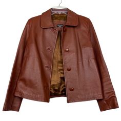 In Amazing And Clean Condition. Genuine Leather 34” Bust 24” Length Leather Shirt Jacket, 2024 Outfits, Leather Shirt, Shirt Jacket, Genuine Leather, Jackets & Coats, Jackets For Women, London, Leather