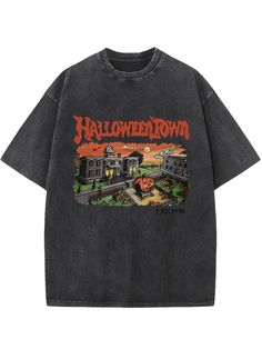 PRICES MAY VARY. Halloween Oversized Shirt : Acid Wash Shirts High Quality Soft Cotton 100% organic cotton, super soft and cozy, Breathable, makes you comfortable all day long. FEATURES: Halloween shirt for Women and Men, Pumpkin Face shirt, short sleeve casual o-neck shirts, funny graphic printed Blouse. Classic crew neck shirts, loose fitting tops. You can be the most attractive one if you put on this funny graphic shirt. Couple's T-shirt: It's a versatile piece that looks great with shorts, j Acid Wash Shirt, Shirts Oversized, Cotton Polyester Fabric, Fall Shorts, Tops For Men, Applique Fabric, Halloween Shirts, Loose Fitting Tops, Halloween Fall