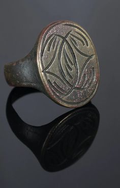 Antique Stamp Ring by AntiqueJewls. Unique Authentic Medieval Engraved Ring 16AD Antique Signet Ring Genuine Ancient Bronze Ring Viking Jewelry Rare Old Ring. All the rings on offer are hand-picked pieces for sale with a great look, very good quality and absolute authenticity. Great signet ring from the 1700-1800s Bronze, patina. Vintage from before 1700. Bronze Ring Men, Ancient Rings, Stamp Ring, Ring Man, Old Rings, Men Rings, Stamped Rings, Engraved Ring, Bronze Patina