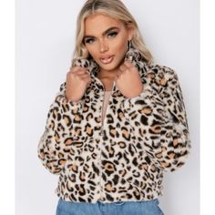 Leopard Print Animal Print Faux Fur Long Sleeve Bomber Jacket Leopard Print Long Sleeve Collared Length Is 21 Inches For Size S And Size 4 100% Polyester Size Xs = 0-2 Size S = 4 Size M = 6-8 Size L = 10-12 Model Is Wearing Size S If You Have Any Questions, Please Let Me Know Thank You For Stopping By My Boutique To Read Reviews; Go To My Boutique Page By Clicking On My Username, Then Click On About And Then Scroll To Received Love Notes Bomber Jacket, Long Sleeve Jacket, Faux Fur Jacket, Leopar Long Sleeve Fur Coat With Zipper For Fall, Cream Long Sleeve Casual Fur Coat, Casual Long Sleeve Cream Fur Coat, Faux Fur Outerwear With Zipper, Faux Fur Outerwear With Zipper Closure, Faux Fur Outerwear With Zipper Closure And Long Sleeves, Casual Cream Fur Coat For Fall, Vans Jacket, Leopard Print Coat