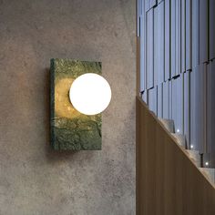 a light that is on the side of a wall