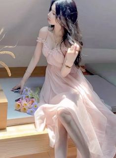 Pink Soft Girl Aesthetic, Princess Dress Aesthetic, Princesscore Fashion, Fairycore Dresses, Dti Theme, Princess Vintage, Pink Princess Dress, Cottagecore Dresses, Aesthetic Fairy