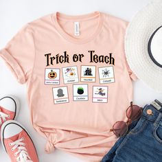 Halloween Special Education Teacher Shirt, ABA shirt, Sped Teacher tshirt, Behavior Analyst shirt, Behavior Technician Shirt, SLP, slpa, AAC Welcome to QuartzStone Shop! Thank you for choosing us among many other excellent sellers HOW TO ORDER 1. Select the shirt 𝗦𝘁𝘆𝗹𝗲-𝗦𝗶𝘇𝗲 2. Select the shirt color 3. Select the quantity 4. Fill out your personalized information or leave us any note (if any) 5. Click 𝗔𝗗𝗗 𝗧𝗢 𝗖𝗔𝗥𝗧. If you want to buy more than one, please go back to the listing Sped Teacher Outfits, Sped Teacher Shirts, Teacher Halloween Shirts, Behavior Technician, Sweater Drying Rack, Behavior Analyst, Sped Teacher, Teachers Halloween, Teacher Things