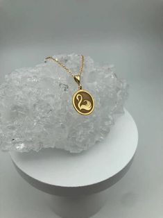 Elevate your jewelry collection with this exquisite Swan Necklace, featuring an abstract bird design that exudes elegance and charm. Crafted from 14K massif gold, this delicate animal necklace showcases a tiny swan engraved charm, perfect for those who appreciate minimalist and refined accessories. Its subtle yet sophisticated appeal makes it an ideal gift for sisters or anyone who loves unique and thoughtful pieces. ⚜️ Package included: One Handmade Necklace ⚜️ Pendant Sizes: 14 / 16 / 18 / 20 Abstract Bird, Faberge Jewelry, Swan Necklace, Spiritual Necklace, Gold Animals, Animal Necklace, Bird Necklace, 14k Gold Necklace, Necklace Minimalist