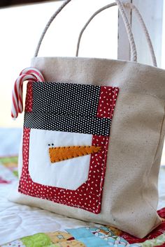 a bag with a patchwork design on it