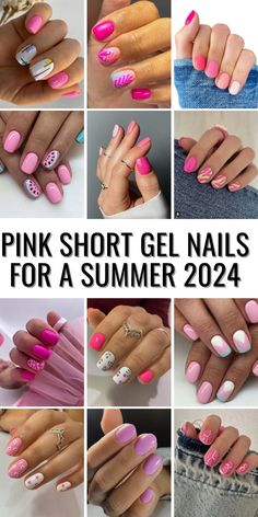 Short gel nails summer pink 2024 brings you a collection of super pretty nail designs, ideal for adding a bright touch to your summer. From simple elegance to glitter-filled extravagance, these ideas will transform your nails into a stunning accessory. Embrace the latest trends with square shapes and vibrant hues that are perfect for 2024. May Gel Nails Ideas 2024, Pink Nail Designs 2024, Nail Designs Gel Summer, Heart Nail Designs Short Nails, 2024 Spring Nails Short, Summer Nail 2024 Trends Short, Summer Dipped Nails 2024, Short Spring Nail Designs 2024, May Nails Ideas 2024 Square