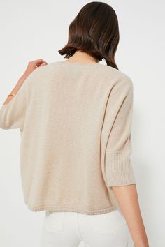 The Sandstone Short Sleeve Cashmere Crewneck is as chic as they come — it's got a super-soft and super-luxurious feel, a wearable neutral hue, and a fresh outlook on classic knitwear. We especially love those elegant elbow-length sleeves with a slightly wider than expected ribbed cuff for a special touch, and we are sure you will love it too! Pair it with your go-to denim and a tote for weekend wear, with trousers and flats to the office, or with a mini skirt and heels to dress things up a bit. Classic Knitwear, Plus And Minus, Weekend Wear, Elbow Length Sleeve, Mini Skirt, Knitwear, Cashmere, Sweaters For Women, Mini Skirts