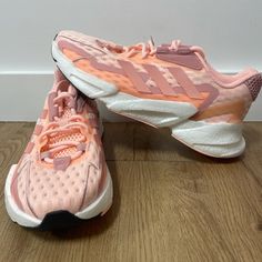 Adidas X9000l4 Heat.Rdy ‘Clear Orange” Women’s Sz 8.5 And 7.5 Available. Brand New With Tags Still On. Adidas Pink Sneakers With Air Cushioning, Adidas Running Shoes With Translucent Outsole, Adidas Running Shoes With Translucent Outsole For Jogging, Sporty Adidas Running Shoes With Vented Sides, Pink Adidas Running Shoes With Air Cushioning, Adidas Hiking Shoes, Indoor Soccer Cleats, Adidas Ultraboost 20, Adidas Originals Nmd R1