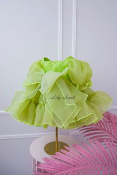 Green Summer Pageant Dress, Spring Pageant Princess Dress With Bow, Green Ruffled Tutu Dress For Wedding, Spring Tulle Pageant Dress, Green Summer Dress For Pageants, Green Princess Dress For Spring Pageant, Green Princess Dress For Summer Dress-up, Summer Princess Dress With Tulle And Bow, Summer Princess Dress With Bow And Tulle