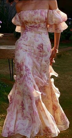 Fancy Summer Dresses Long, Flower Prom Dress Long, Bd Dress, Long Dress Floral, Water Movement, Quick Outfits