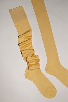 Fine ribbed silk knee high socks. The silky yarn is delicate and soft yet durable. Gorgeous quality. Made in Italy. Spring Ribbed Fitted Socks, Fitted Yellow Socks For Spring, Elegant Knee-high Socks For Fall, Elegant Knee-high Socks For Spring, Ribbed Stretch Knee-high Socks For Spring, Spring Fitted Ribbed Knee-high Socks, Spring Ribbed Fitted Knee-high Socks, Pink Knee-high Socks For Spring, Nylon Knee-high Socks