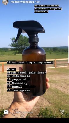 Essential Oil Bug Spray, Homestead Life, Diy Products, Bug Spray, Essential Oil Diffuser Blends, Oil Diffuser Blends, Cleaning Recipes