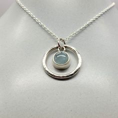 Aquamarine Pendant, 925 Sterling Silver Round Pendant, March Birthstone, Gemstone Necklace, Birthstone Jewelry, Gift for Her, Mother's day DESCRIPTION :- *the stones may vary slightly in shape, size and color. Size :- 10X10 Weight :-  25Cts. (approx) ✦Pendent (US) - Please select size option from drop down menu. ✦Metal: Select from Drop down Menu ✦Stone - Fossil Coral  Pendent (stone size can be customize on Demand) Our products are totally handmade and made with high quality gemstones and sterl Sterling Silver Necklace With Large Stone For Anniversary, Sterling Silver Birthstone Necklace With Natural Stones, Sterling Silver Round Birthstone Necklace With Natural Stones, Sterling Silver Round Pendant Gemstone For Anniversary, Anniversary Necklace With Large Round Stone, Anniversary Necklace With Large Stone, Silver Round Pendant Gemstones For Anniversary, Silver Gemstone Round Pendant Jewelry, Silver May Birthstone Round Pendant