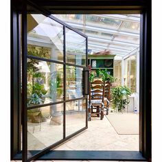 IWD Steel Single Pivot Door Black Clear Glass Black Wide Angle CID-PV026 Uncomplicated French 6 Lite Iron Entry Doors, Pivot Door, Door Sweep, Wrought Iron Doors, Garden Entrance, Pivot Doors, Iron Doors, Patio Doors, Commercial Property