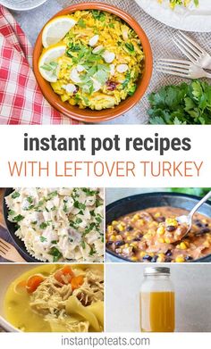 instant pot recipes with leftover turkey