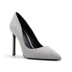 Aldo-Lala Pump Ideal for any occasion, the Lala pump from Aldo can put you in the spotlight. The pointed toe pump, elevated by a feminine stiletto, has all-over embossments that exhibit a bold appeal. Chic Fitted Gray Heels, Gray Fitted Heels For Evening, Fitted Gray Heels For Evening, Elegant Gray Spring Heels, Gray Pointed Toe Heels For Party, Gray Pointed Toe Party Heels, Chic Gray Pointed Toe Heels, Gray Heels For Formal Occasions, Gray High Heels For Office