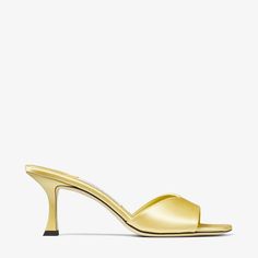 Crafted from sleek satin, the Skye sandal is an effortlessly elegant style. Its modern silhouette features a low-cut vamp with a square toe and a graphic curved heel. Satin Sandals, Yellow Satin, Design Grafico, Fragrance Gift, Mens Fragrance, Women Fragrance, Beauty Gift, Low Cut, Elegant Style