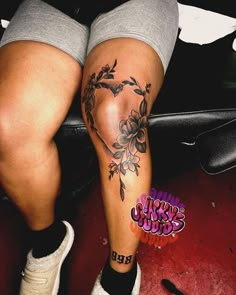 A D the Artist⚡️ on Instagram: "Inkyyy🔥  #tattoo #blackandgray #dynamicink #blackandgrey #art #artist #designer #atl #atltattoo #inkedbyad #inkyystudios" Black African Tattoo Ideas, Women Back Tattoo Ideas Unique, Thigh And Buttock Tattoo, Leg Sleeve Black Women, Women’s Leg Tattoos, Girly Leg Tattoos, Flowing Tattoos, Thigh Tattoo Black Women, Arm Tattoos Black Women