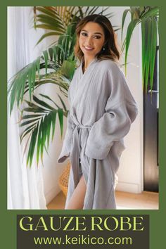 Light, airy and the perfect spring or summer cover-up for lounging or by the pool, our 100% cotton blanket robe will be the first thing you will grab in the morning before coffee and the last thing you’ll to take off and the end of the day! Made in the USA of imported fabric. #gauzerobe #gauzerobepattern #doublegauzerobe #cottongauzerobe #gauzeblanket #gauzeblanketdiy #cottongauzeblanket #robewarmer #hottubrobewarmer #womenrobe #womenrobessilk #womenrobescozy #womenrobeslong #gauzeoverallswomen Relaxed Fit Summer Loungewear Cover-up, Long Sleeve Summer Lounging Robe, Long Sleeve Summer Robe For Lounging, Relaxed Fit Robe For Spring Vacation, Relaxed Fit Robe For Vacation In Spring, Summer Relaxed Fit Cover-up For Loungewear, Summer Relaxed Fit Lounge Cover-up, Comfortable Spring Beach Sleepwear, Comfortable Beach Sleepwear For Spring