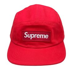 Supreme Ss19 Military 5-Panel Camp Cap Red Trusted Seller 100% Authentic Fast Shipping Ss19 Cotton Adjustable Strap Made In Usa In Most Cases We Do Not Keep Original Packaging From Brands Unless It Is Shown In Our Listing Pictures, This Applies To All Clothing In Our Shop. All Pictures Are Taken By 0riginalfeet. Red 5-panel Summer Hat, Red Baseball Cap Snapback For Outdoor, Red Sporty Snapback Hat With Flat Bill, Red 5-panel Hat For Outdoor, Red Adjustable Snapback Hat For Outdoor Activities, Red Casual Snapback Hat With Embroidered Logo, Red Snapback Baseball Cap For Outdoor, Red 5-panel Outdoor Hat, Red Baseball Cap For Outdoor