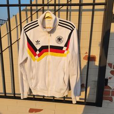 Germany Retro Replica 1988-1990 home Football Jacket ADIDAS mens medium Football Jacket, Football Jackets, Retro Football, Adidas Men, Jacket Outfits, Mens Jackets, Germany, Jackets & Coats, Art Collection