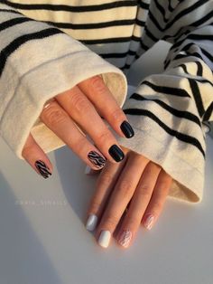 Les Nails, Wow Nails, Plaid Nails, Nails Now, Simple Gel Nails, Casual Nails