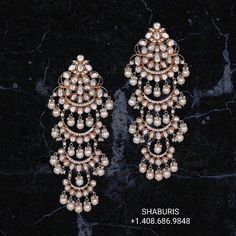 Chandbali,moissanite Jhumka Jewelry Designs,South Indian Jewelry,Jhumka Earrings,Jhumki,latest indian jewellery Designs -NIHIRA Chandbali Earrings Gold, Silver Market, Latest Indian Jewellery, South Indian Jewelry, Indian Jewellery Design, All Gems, Jewelry Care Instructions, Jhumka Earrings, Jewellery Designs