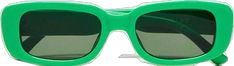 Trendy Green Square Frame Sunglasses, Chic Green Rectangular Sunglasses, Chic Rectangular Green Sunglasses, Green Rectangular Tinted Sunglasses, Green Rectangular Sunglasses With Tinted Lenses, Green Rectangular Sunglasses With Mirrored Lenses, Green Square Frame Sunglasses With Mirrored Lenses, Modern Green Sunglasses For Summer, Green Rectangular Sunglasses For Beach