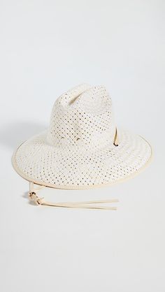 Lele Sadoughi Straw Checkered Hat | Shopbop Hats 2023, Lele Sadoughi, White Hat, University Of Texas, China Fashion, Contrast Trim, Check Pattern, Wide Brimmed, Sun Hats