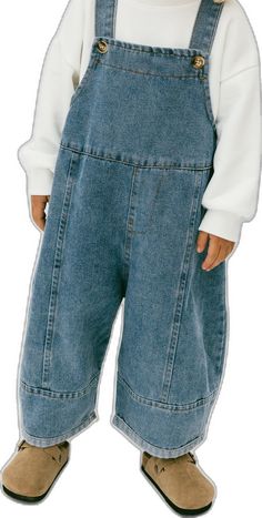 Casual Spring Cargo Jeans With Button Closure, Casual Wide Leg Denim Jumpsuit With Button Closure, Oversized Overalls, Dyeing Process, Naturally Dyed, Denim Overalls, Ankle Length, Color Variations, Adjustable Straps