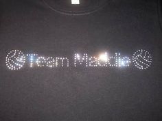 Team last name rhinestone shirt womens/misses/plus Baseball,Football,Volleyball,Basketball,Soccer Rhinestone T Shirt, Sports Balls, Pink Tee