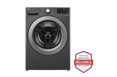 the front load washer is shown with an award for best washing machine in the world