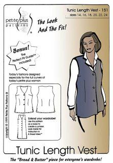 a woman's vest pattern with instructions for the front and back, as well as an