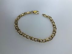 "Vintage 6.75\" Bracelet Gold Toned Chain With Infinity Links Used" Luxury Vintage Gold-tone Chain Bracelet, Half Dollar Coin, Wedding Bracelets, Dollar Coin, Wedding Jewelry Bracelets, Half Dollar, Birthday Gift Ideas, Bracelet Gold, Wedding Bracelet