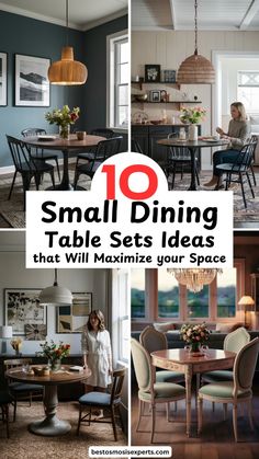 small dining table sets ideas that will maximusize your space