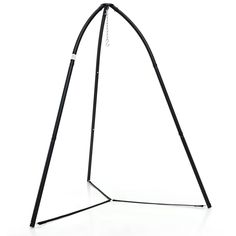 a black and white photo of an upside down stand on a white background with the bottom section