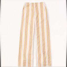 Twill Wide Leg Pants With Pockets Extremely Comfortable Chic Yellow Bottoms With Elastic Waistband, Yellow Wide Leg Pants With Elastic Waistband For Summer, Yellow Relaxed Fit Wide Leg Casual Pants, Casual Yellow Wide Leg Pants With Relaxed Fit, Casual Yellow Relaxed Fit Wide Leg Pants, Chic Yellow Lounge Pants, Chic Yellow Loungewear Pants, Yellow Pants With Elastic Waistband, Yellow Wide-leg Pants With Elastic Waistband