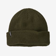 Our high-loft, lightweight SnowDrifter Beanie is soft to the touch and provides cozy warmth after a day in the mountains. Made in a Fair Trade Certified™ factory. | Patagonia SnowDrifter Beanie in Pine Needle Green - Winter Beanies - Recycled Polyester/Pfas Merino Wool Beanie, Grunge Y2k Aesthetic, Outdoor Branding, Patagonia Shop, Patagonia Hat, Winter Beanies, Knit Structure, Cheer Girl, Mohair Wool