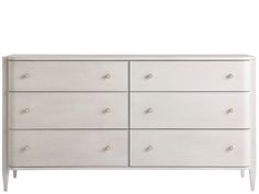 Universal Furniture Miranda Kerr Home - Love Joy Bliss Chelsea Dresser 956A050-UNIVERSAL Universal Furniture Bedroom, Miranda Kerr Home, Universal Furniture, Double Dresser, 6 Drawer Dresser, Dovetail Drawers, Metal Drawers, Miranda Kerr, Custom Upholstery