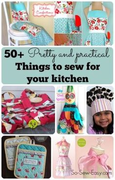 50 pretty and practical things to sew for your kitchen