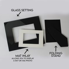 the instructions for how to make a diy photo frame