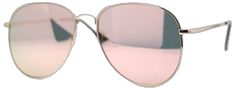 Pink Metal Frame Sunglasses For Summer, Summer Pink Sunglasses With Metal Frame, Classic Pink Sunglasses With Mirrored Lenses, Retro Pink Sunglasses With Mirrored Lenses, Modern Pink Anti-reflective Aviator Sunglasses, Retro Pink Anti-reflective Sunglasses, Trendy Pink Anti-reflective Aviator Sunglasses, Pink Aviator Sunglasses With Polarized Lenses, Pink Aviator Sunglasses With Tinted Lenses