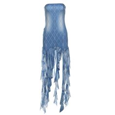 Please refer to our sizing chart for a guideline when choosing a size. 5 business days order processing time. 90% polyester 10% spandex Fitted Blue Mini Dress With Fringe, Blue Fringe Dress For Night Out, Blue Fringe Dresses For Night Out, Tube Mini Dress, Backless Evening Dress, Mini Tube Dress, Tassel Dress, Fishtail Dress, Split Dress